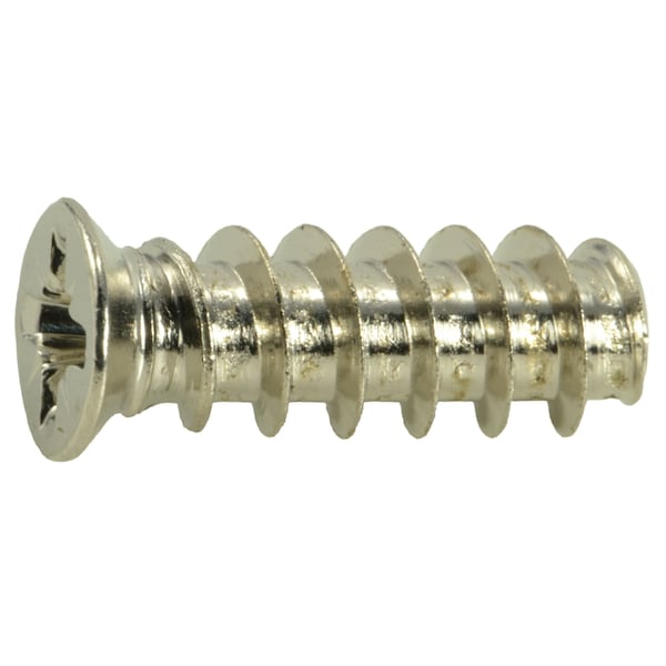 Midwest Fastener Wood Screw, M3, 15 mm, Nickel Steel Flat Head Phillips Drive, 25 PK 35987 - main